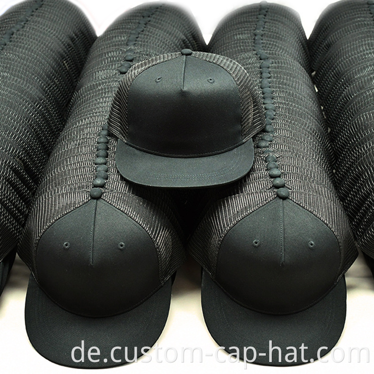 Flat Brim Mesh Cap